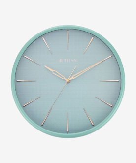 Contemporary Peacock Green Wall Clock